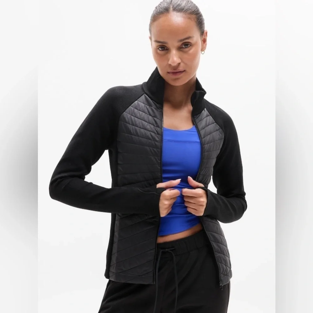 NWT Athleta Flurry Force Insulated Primaloft Black Jacket Sz M (#415705)